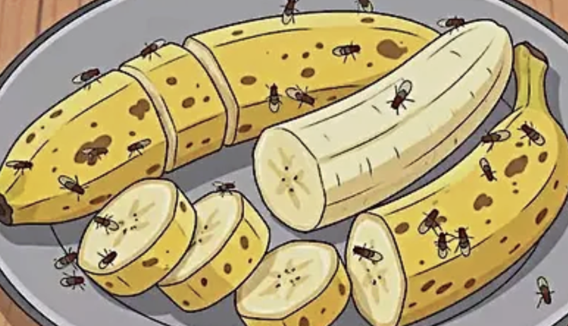 Insects near food